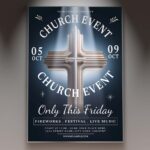 Download Church Event Friday Card Printable PSD Template 1