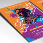 Download Columbus Day Color Card Printable PSD Template 2