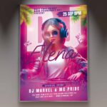Download Dj Guest Card Printable PSD Template 1