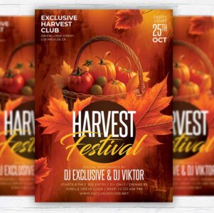 Download Harvest Festival - Flyer PSD Template | ExclusiveFlye