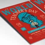 Download World Teachers Day Event Card Printable PSD Template 2