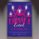 Download Diwali Event Card Printable PSD Template 1