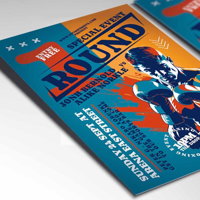 Download Round 1 Game Card Printable PSD Template 2
