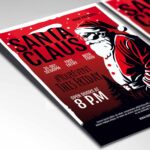 Download Santa Claus Event Card Printable PSD Template 2