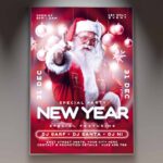 Download New Year Club Day Card Printable PSD Template 1