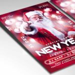 Download New Year Club Day Card Printable PSD Template 2