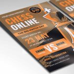 Download Chess Online Card Printable PSD Template 2