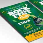 Download Rock Fest Party Card Printable PSD Template 2