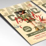 Download Camo Party Card Printable PSD Template 2