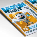 Download Happy 2024 Easter Day Card Printable PSD Template 2