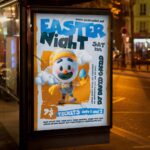 Download Happy 2024 Easter Day Card Printable PSD Template 3