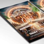 Download Grad Night Event Card Printable PSD Template 2
