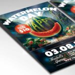 Download Happy Watermelon Day Card Printable PSD Template 2
