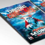 Download Christmas in July Party Card Printable PSD Template 2