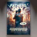 Download Fathers Day Celebration Card Printable PSD Template 1