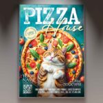 Download Pizza House Card Printable PSD Template 1