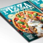 Download Pizza House Card Printable PSD Template 2