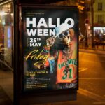 Download Halloween Friday Card Printable PSD Template: Elevate Your Spooky Invitations 3