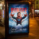 High-resolution Bungee Jumping Flyer Template ready for print and digital distribution