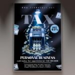 Income Tax Service Flyer showcasing professional tax preparation services.