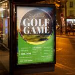 Editable Golf Game Flyer ideal for print and digital promotions.