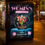 Stylish event flyer for a Women's Night event featuring empowering design.
