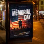 Announce your military tributes this Memorial Day with this powerful flyer.