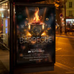An exciting barbecue invitation template for 2025, easily personalized with dates, times, and all your event details.