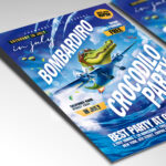 A customizable flyer designed to promote high-energy and memorable events with a unique theme.