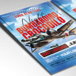 A customizable flyer template designed to promote energetic and unforgettable night parties with a unique crocodile theme.