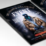 A customizable flyer template designed to promote unique and intellectually stimulating gatherings.