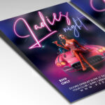 A customizable flyer template designed for various ladies' gatherings, showcasing sophisticated typography and a gentle color palette that suggests growth, connection, and inspiration.